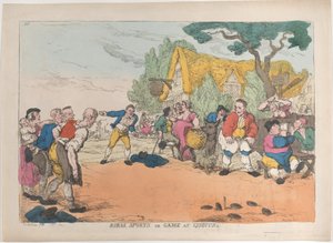 Sport Rurali o Gioco di Quoits da Thomas Rowlandson