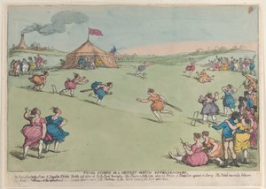 Sport Rurali o una Partita di Cricket Straordinaria da Thomas Rowlandson