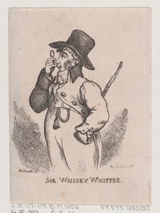 Sir Whisky Whiffle, aprile 1808 da Thomas Rowlandson