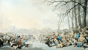Pattinatori sul Serpentine da Thomas Rowlandson