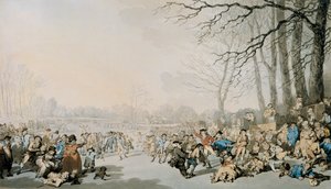 Pattinatori sul Serpentine da Thomas Rowlandson
