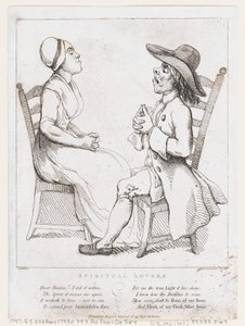 Amanti spirituali da Thomas Rowlandson