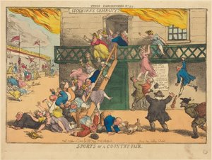Gli sport di una fiera di campagna da Thomas Rowlandson