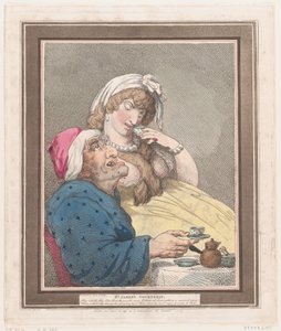 Corteggiamento di San Giacomo da Thomas Rowlandson