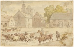 Chiesa di Stanley St. Leonard, Gloucestershire da Thomas Rowlandson