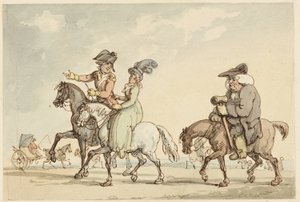 Studio per Comforts of Bath da Thomas Rowlandson