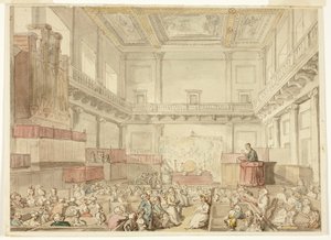 Studio per la Cappella Reale, Whitehall, da Microcosm of London
