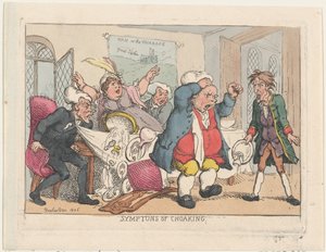 Sintomi di soffocamento da Thomas Rowlandson