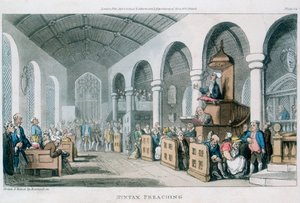 Predicazione della sintassi da Thomas Rowlandson