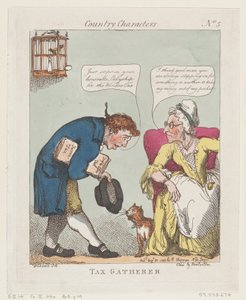 Esattore delle tasse da Thomas Rowlandson