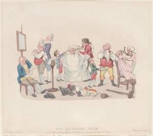 Il barbiere da Thomas Rowlandson