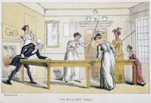 Il tavolo da biliardo da Thomas Rowlandson