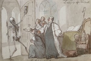 Il Vescovo e la Morte da Thomas Rowlandson