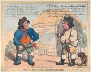 Le benedizioni della partnership, 28 luglio 1805 da Thomas Rowlandson