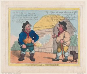 Le benedizioni della partnership da Thomas Rowlandson