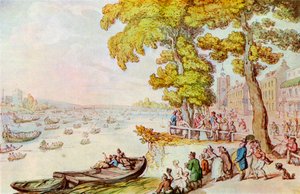 Il Chelsea Mall, 1929 da Thomas Rowlandson
