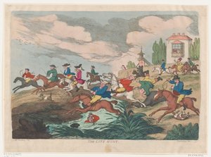 La caccia in città, ca. 1810