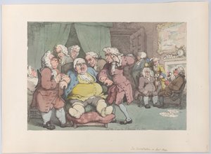 La consultazione, o ultima speranza, 30 giugno 1808 da Thomas Rowlandson