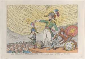Il corsicano Munchausen - Canticchiando i ragazzi di Parigi, 4 dicembre 1813 da Thomas Rowlandson