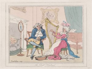 Il marito noioso, 1789 da Thomas Rowlandson