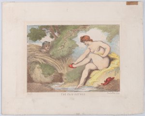La bella bagnante da Thomas Rowlandson
