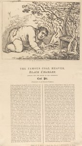 Il famoso scaricatore di carbone, Black Charley, mentre osserva l
