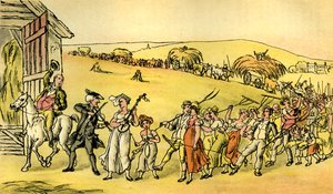 La festa del raccolto da Thomas Rowlandson