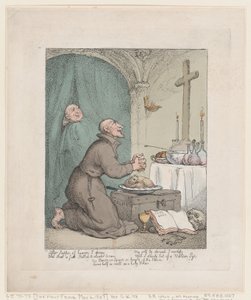 Il frate santo da Thomas Rowlandson