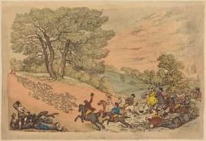 La caccia da Thomas Rowlandson