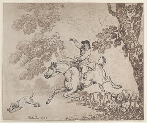 Il cacciatore da Thomas Rowlandson