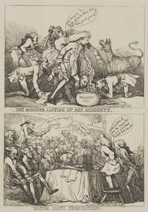Il ministro che fa i conti da Thomas Rowlandson