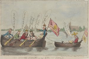 Il moderno Egbert, ovvero il Re dei Re da Thomas Rowlandson