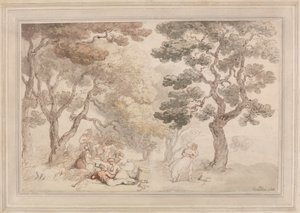 Il picnic da Thomas Rowlandson