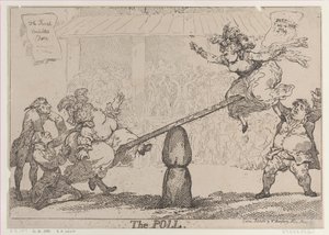 Il sondaggio, 12 aprile 1784 da Thomas Rowlandson