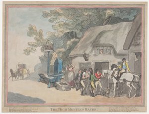 Il cavallo da posta (tratto da *La vita di un cavallo da corsa, ovvero Il corridore dal temperamento focoso*) da Thomas Rowlandson
