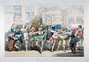 La prospettiva davanti a noi da Thomas Rowlandson