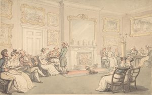 La ricezione, 1780-1827 da Thomas Rowlandson
