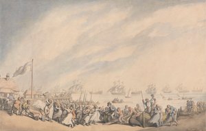 Il Ritorno della Flotta a Great Yarmouth nel 1797 da Thomas Rowlandson