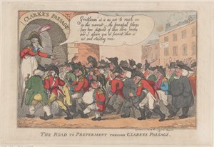 La strada per il successo attraverso il passaggio di Clarke, 5 marzo 1809