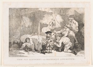 La triste scoperta; ovvero, l’apprendista senza garbo da Thomas Rowlandson
