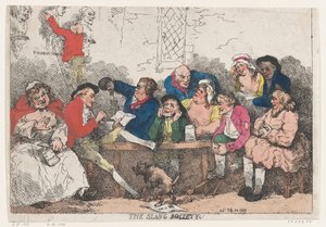 La società dello slang da Thomas Rowlandson