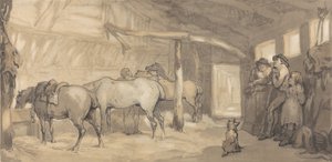 La stalla di una locanda da Thomas Rowlandson