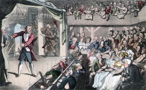 Il palcoscenico, illustrazione da 
