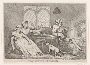 Il marito tenero da Thomas Rowlandson