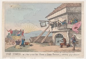 I tempi - O una vista della vecchia casa in Little Brittain - Con nessuno che va