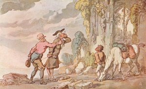 Il tour del Dr. Syntax alla ricerca del pittoresco, XIX secolo, 1907 da Thomas Rowlandson