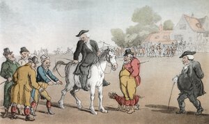Il vicario che vende il suo cavallo, illustrazione da 