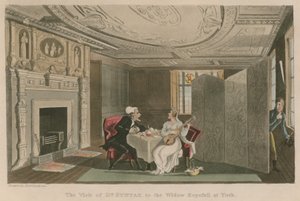 La visita del Dr Syntax alla vedova Hopefull a York da Thomas Rowlandson