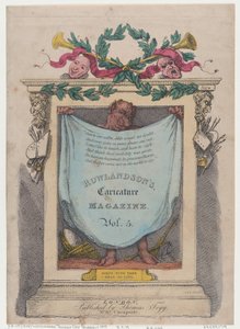 Pagina del titolo, Caricature Magazine di Rowlandson, Vol. 5