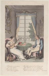 Pagina del titolo, da Napoli e la Campagna Felice: in una serie di lettere indirizzate da Thomas Rowlandson